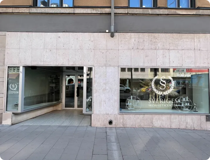 Fasaden på Rosaceaspecialisten Södermalm